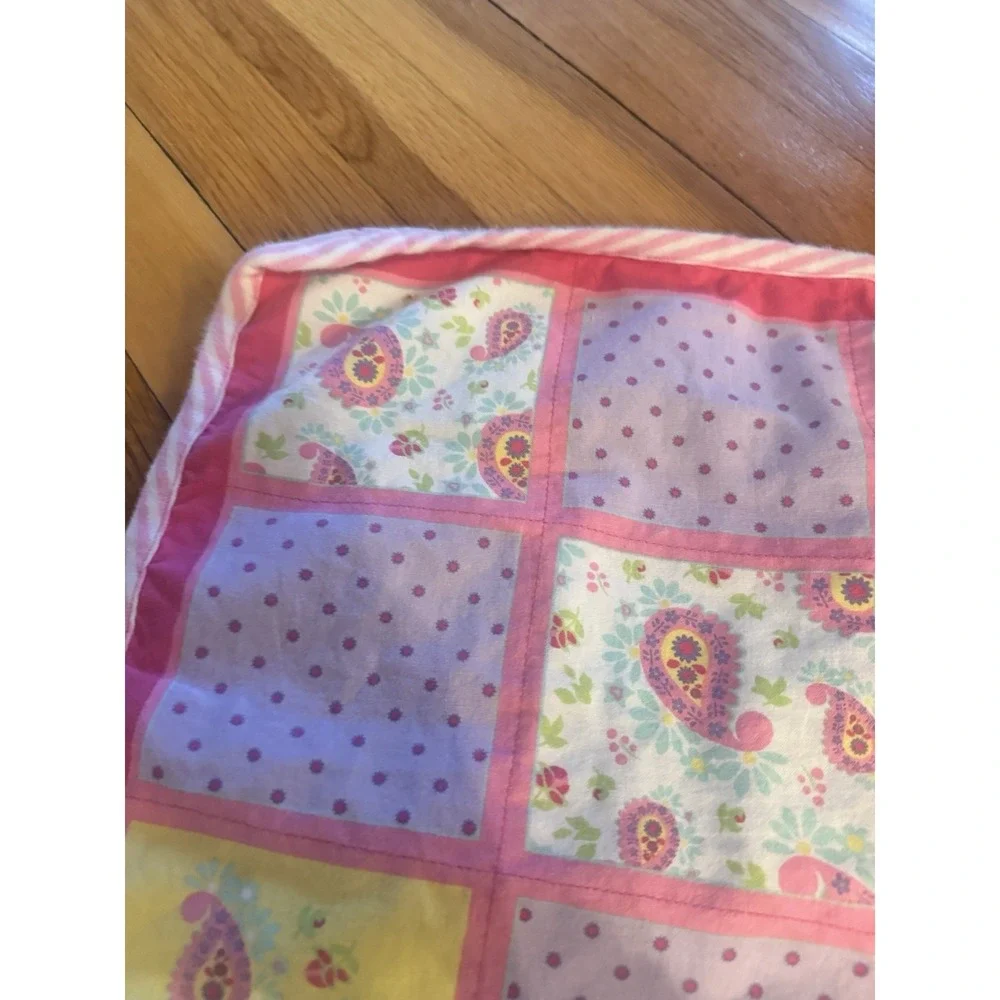 American Girl Bitty Baby Patchwork Paisley Doll Blanket Replacement Polka Dot